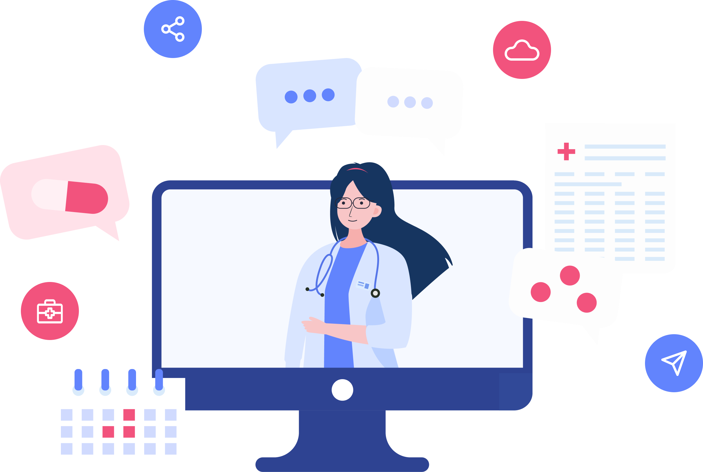 Médecin utilisant Yes Rendez-vous